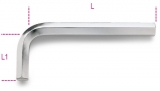 BETA Sechskant-Stiftschlüssel, gebogen, verchromt; Winkelschlüssel 12mm