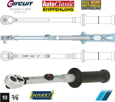 HAZET Drehmoment-Schlüssel 3/8