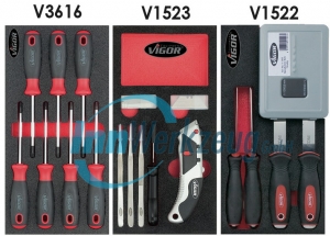 VIGOR V1749 Werkbank mit Big-Sortiment 347-tlg.