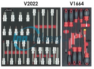 VIGOR V1749 Werkbank mit Big-Sortiment 347-tlg.