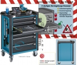 HAZET Werkzeug-, Material- und Montagewagen 7 Schubladen 179-7